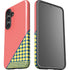 Coral Diagonal Split Galaxy S24 Plus Impact Case